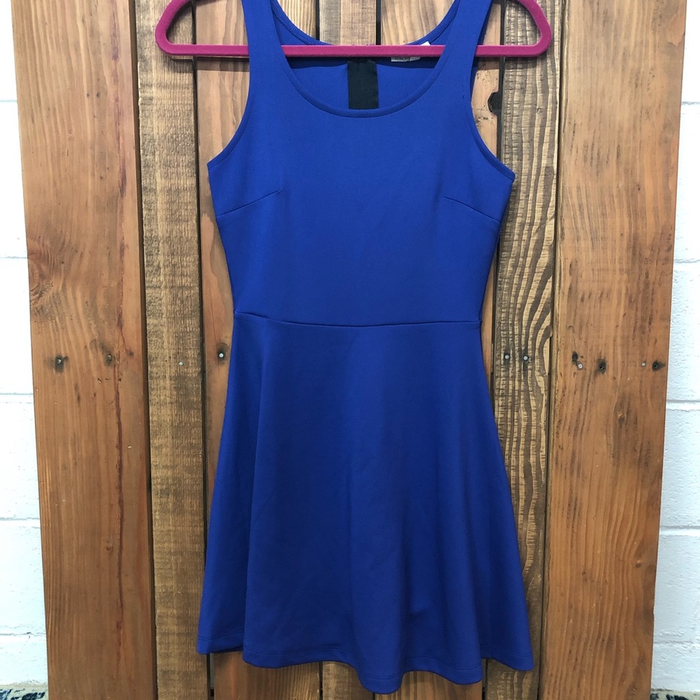 Charlotte Russe size small blue skater dress - Picture 4 of 6